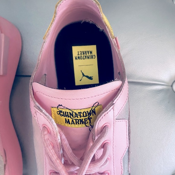 Puma Future Rider X Chinatown Market Pink Sneakers - Picture 7 of 11